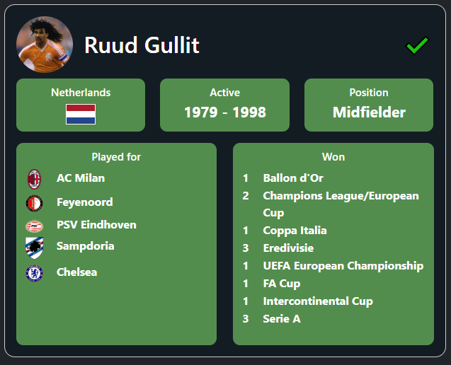 Type another footballer's name